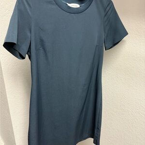 Navy Short Sleeve Dress